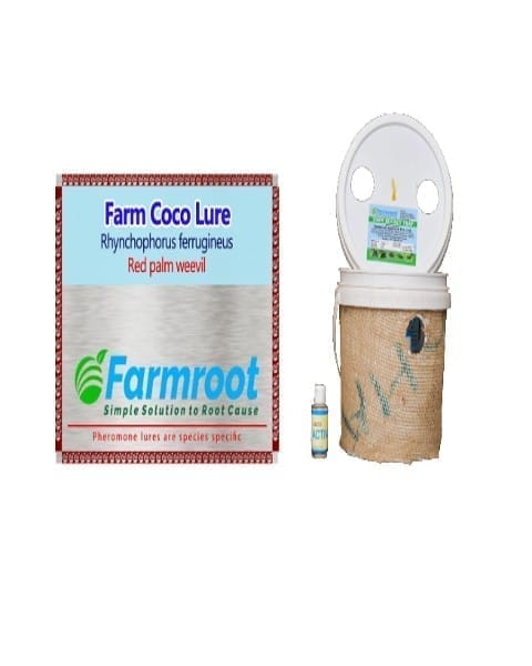 FARM (RED PALM WEEVIL)COCO LURE WITH BUCKET TRAP (PACK OF 1)