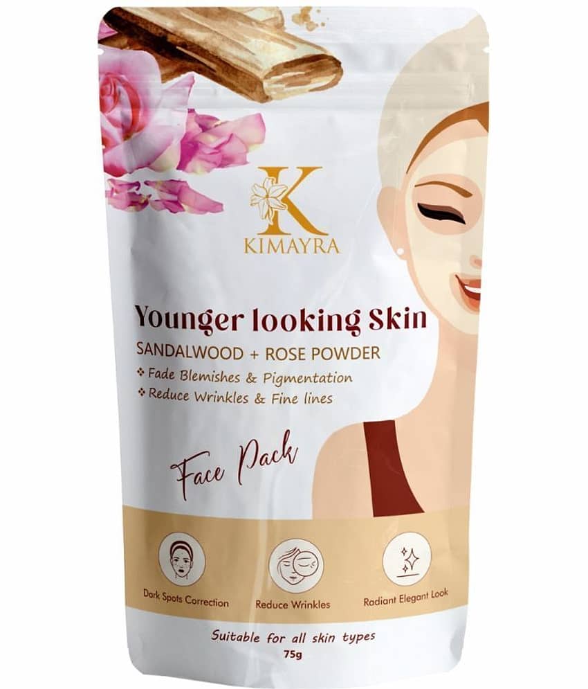 Kimayra Sandalwood + Rose Face Pack Powder For Women/Men -Safe For All Skin Type