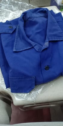 Tejaswini Creation Blue Shirt (1 unit) | Solid Cotton Blend | Casual Wear