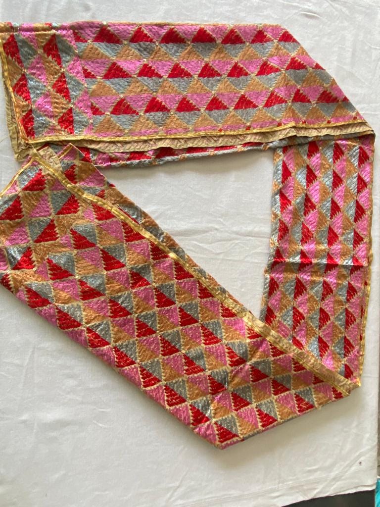 Traditional Punjabi Phulkari 