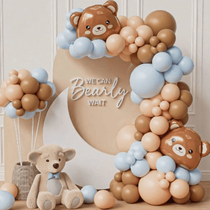 Teddy Bear Brown & amp Beige Balloon Set