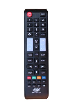 V3Deals Remote Control for Chinese Assembled Tv China/Chinese Smart LED/LCD TV Models | Non Voice | with P.Mode, S.Mode, HDMI & Aspect Hotkeys - Exactly Same Remote Will Work Only (China LED 121)