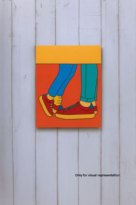 Dbeautify's DIY MDF Traditional Painting – Couple Sneakers