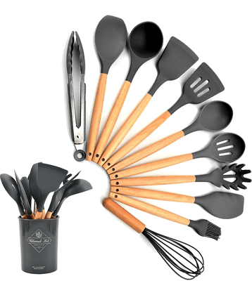 Saykhus Pink Wooden Cutlery Set ( Pack of 1 )