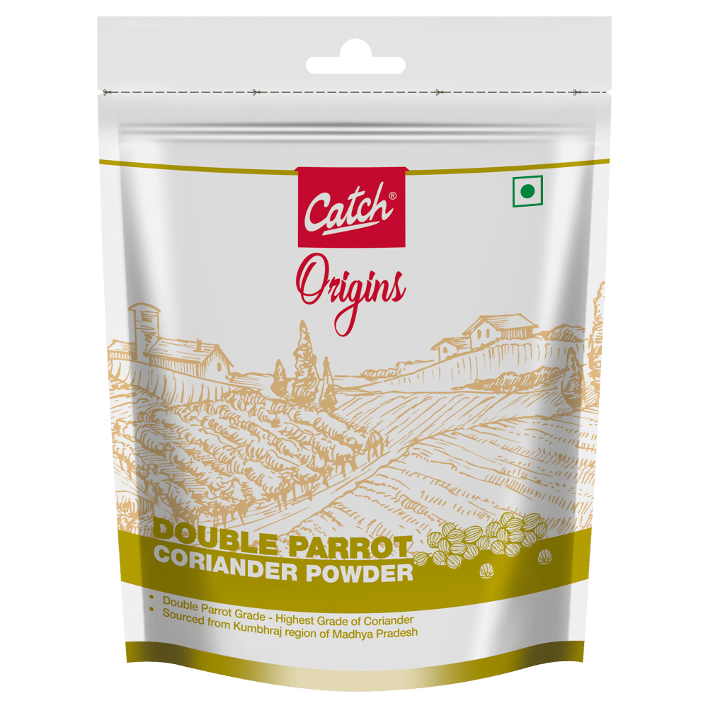 Catch Straight Pouch || Double Parrot Dhania Powder || 100 Grams