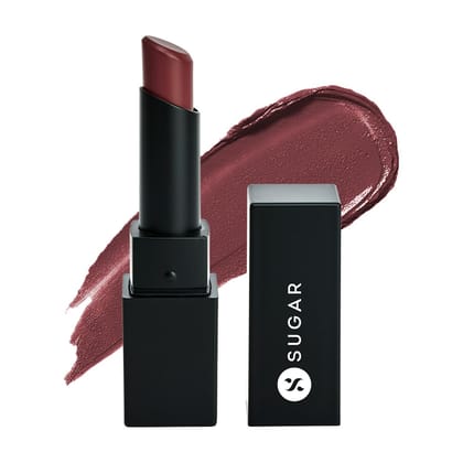 SUGAR Cosmetics Nothing Else Matter Longwear Lipstick for Women | Lasts Up To 8+ Hours| Enriched with Vitamin E | 100% Vegan | 3.2gm - 12 Teak Over SUGAR Cosmetics Nothing Else Matter Longwear Lipstick for Women | Lasts Up To 8+ Hours| Enriched with Vita
