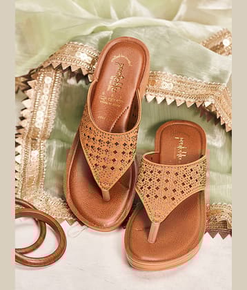 Puntoblu Tan Women's Flats