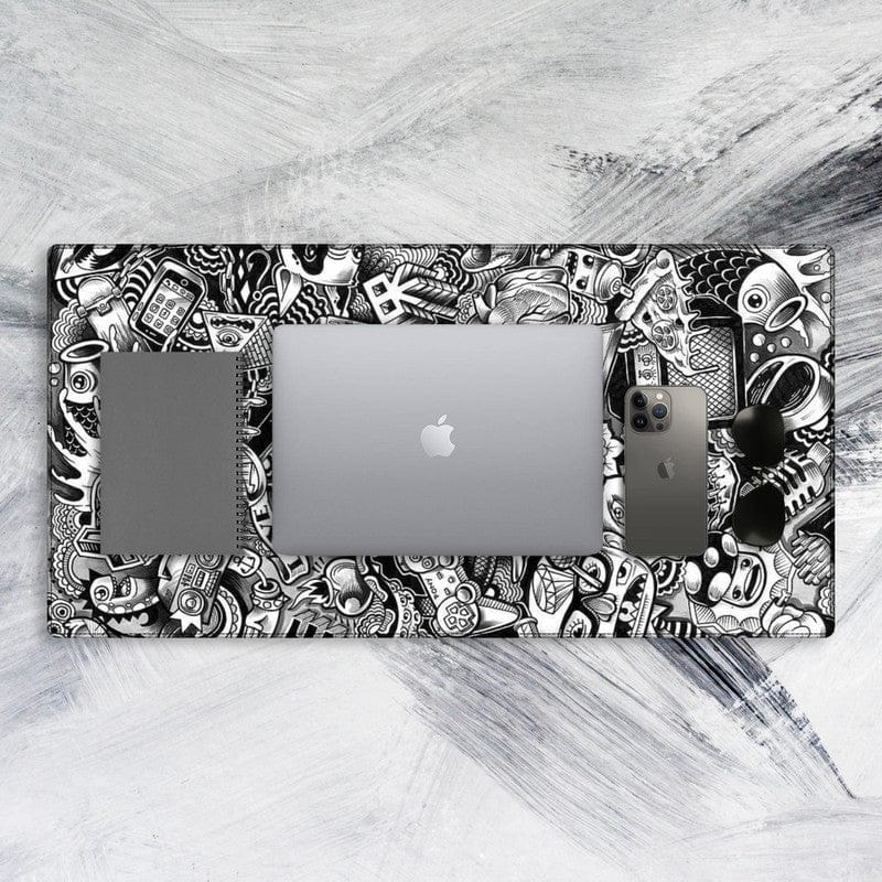 Grey Abstract Tech Mat
