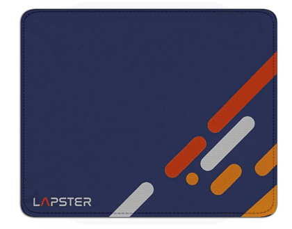 Lapster Abstract Design Gaming Mouse pad, Non-Slip Rubber Base Mouse Pad, with Antifray Stitched Embroidery Edges (220X190X3MM)(navy blue)