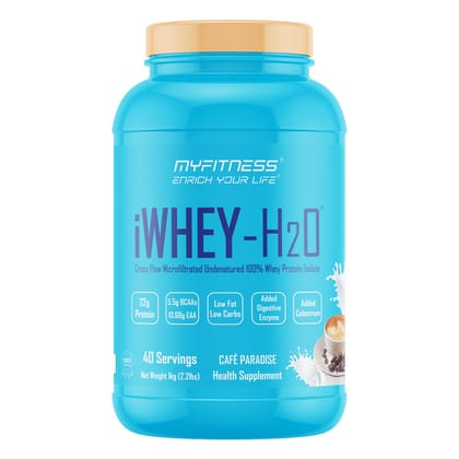 Myfitness iWhey H2O | 88% Protein Per Serving | 100% Whey Protein Isolate | Added Colostrum | Added Digestive Enzymes | Whey Protein Powder Myfitness iWhey H2O | 88% Protein Per Serving | 100% Whey Protein Isolate | Added Colostrum | Added Digestive Enzymes | Whey Protein Powder