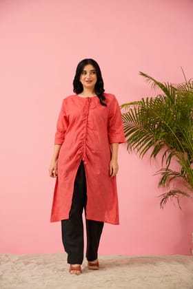 Forever Iconic Red Cotton Dress