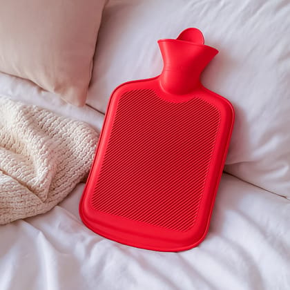 Rubber Hot Water Heating Bag for Pain Relief (Large)