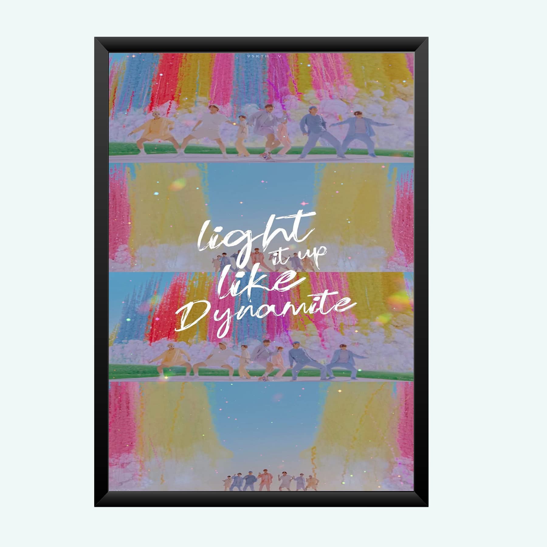 Nokkes Bts Army Bangtan Boy V suga J-Hope Jungkook Jin Jimin Rm 8X12 Inch Size Photo Frame Photo Home Office_bts3_4
