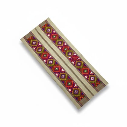 Ethnic Geometric Cotton Table Runner