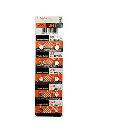 Exelent 10-Pack LR41 Button Cell Battery LR41 AG3 392A 1.5v Alkaline Battery for Compatible Calculator Watch Electonic Devices (Pack of 10)
