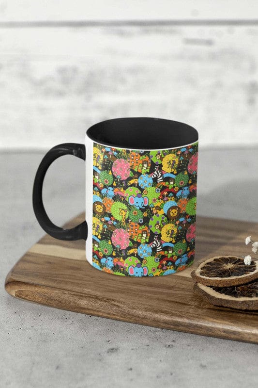 Retro Jungle Party Coffee Mug (8 Colours)