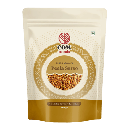 ODM Masala Yellow Mustard Seeds (Peela Sarso) - for Pickles Tadka