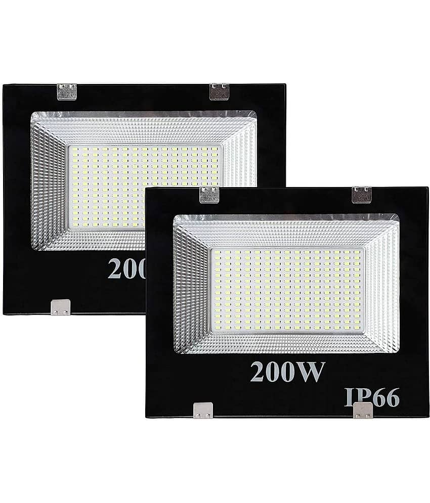 DAJUBHAI Cool Day Light 200W Watts Flood Light ( Pack of 2 )