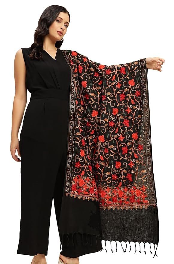 Kashmiri Shawl Embroidery Stole