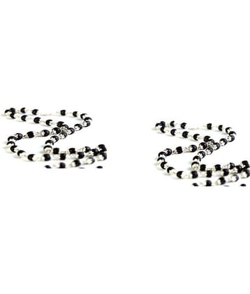 Shri Astha Vinayak - Combo of Silver Cap Tulsi Mala