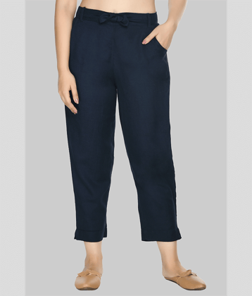 PREEGO - Mustard Rayon Regular Women's Casual Pants ( Pack of 1 )