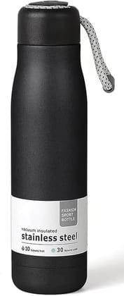 Stainless Steel Insulated Water Bottle, Vacuum Thermos Flask, Leak Proof BPA Free Bottle, Keeps Hot & Cold for Long Hours, Portable Travel Gym Office Bottle with Carry Strap Stainless Steel Insulated Water Bottle, Vacuum Thermos Flask, Leak Proof BPA Free Bottle, Keeps Hot & Cold for Long Hours, Portable Travel Gym Office Bottle with Carry Strap