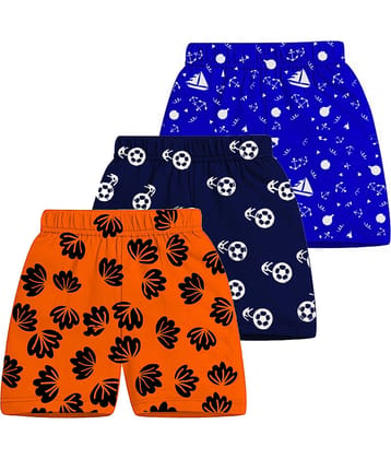 MIST N FOGG Pack of 3 Cotton Shorts For Boys ( Multicolor )
