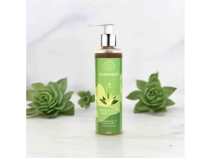Glownest Bio Enzyme Based Neem & Aloe Vera Face Wash (200ml)
