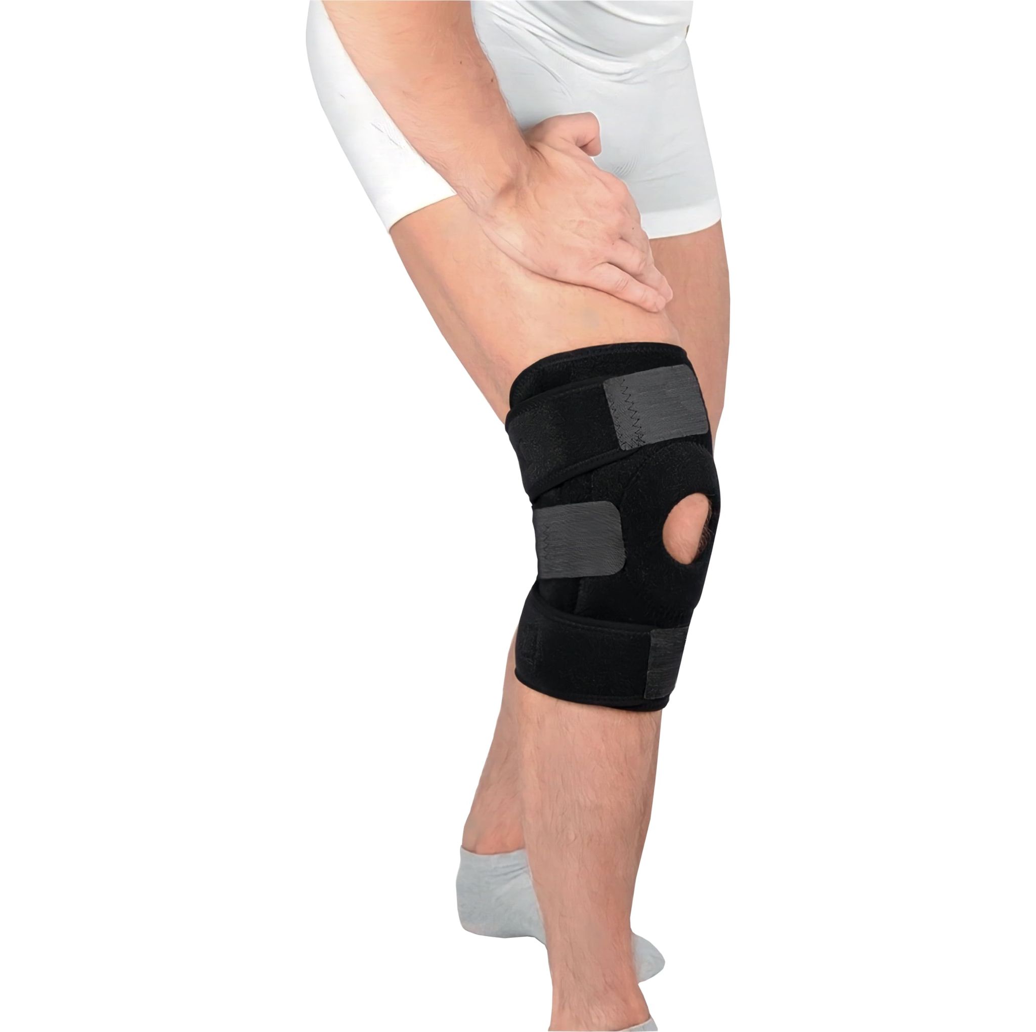 EZYFIT Adjustable Knee Cap Support Brace for Sports | Gym | Running | Arthritis | Joint Pain Relief | Protection for Men and Women