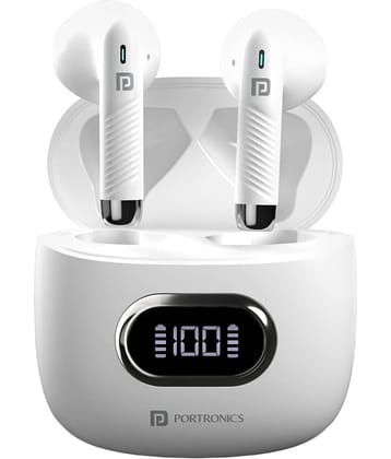 Portronics Harmonics Twins S9 On Ear TWS White