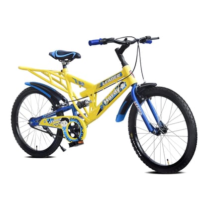 Leader Hardy 20T IBC Rear Suspension For Kids - Age Group 7 To 10 Years 20 T Road Cycle (Single Speed, Yellow)