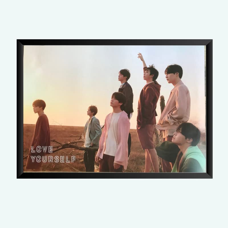 Nokkes Bts Army Bangtan Boy V suga J-Hope Jungkook Jin Jimin Rm 8X12 Inch Size Photo Frame Photo Home Office_bts5_10
