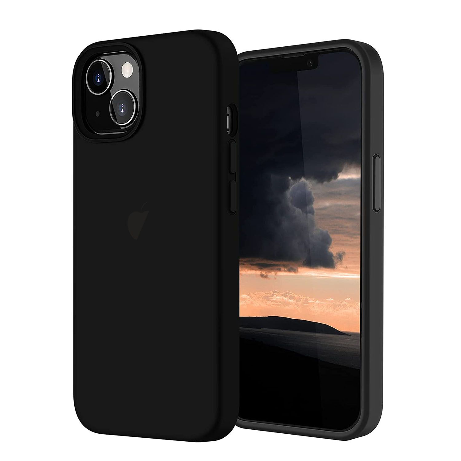 LIRAMARK Liquid Silicone Soft Back Cover Case for Apple iPhone 13 Mini (6.1 Inch)