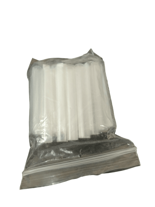 Ribbon Mass Fiber Optic Fusion Splice Sleeves 40mm, D-Shape Single Ceramic Strength Member, accommodate up to 12 fibers, 100PCS