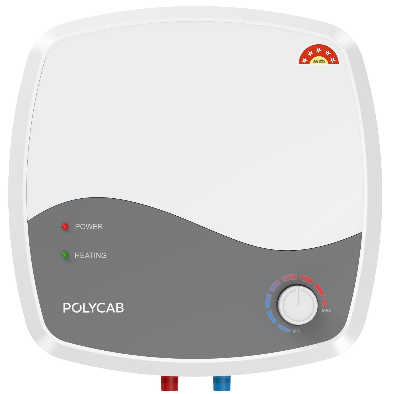 POLYCAB Superia 5-Star 25L Water Heater (Geyser) | 5-yr tank & 2-yr product warranty | Temperature Control Knob | Enhanced Safety, Rust Proof Tank | Efficient Heating 【White】 POLYCAB Superia 5-Star 25L Water Heater (Geyser) | 5-yr tank & 2-yr product war
