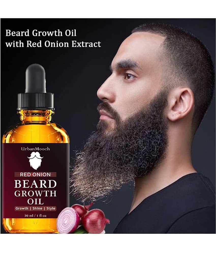 UrbanMooch - 30mL Growth Increasing Beard Oil (Pack of 1)