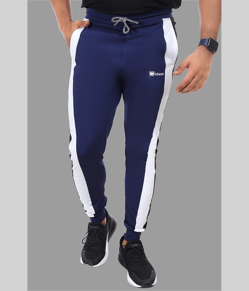 IDASS - Blue Lycra Men's Joggers ( Pack of 1 )