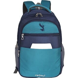 Life Today Large 33 L Laptop Backpack Laptop Backpack | Bags For Men & Women | 33 Litres Laptop Bags (Blue, Grey)