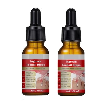 Ingrown Toenail Softening & Care Drops | Nail Softener & Foot Hygiene Solution | Helps Reduce Discomfort, Prevents Inflammation, Disinfects & Supports Nail Health (100Ml)