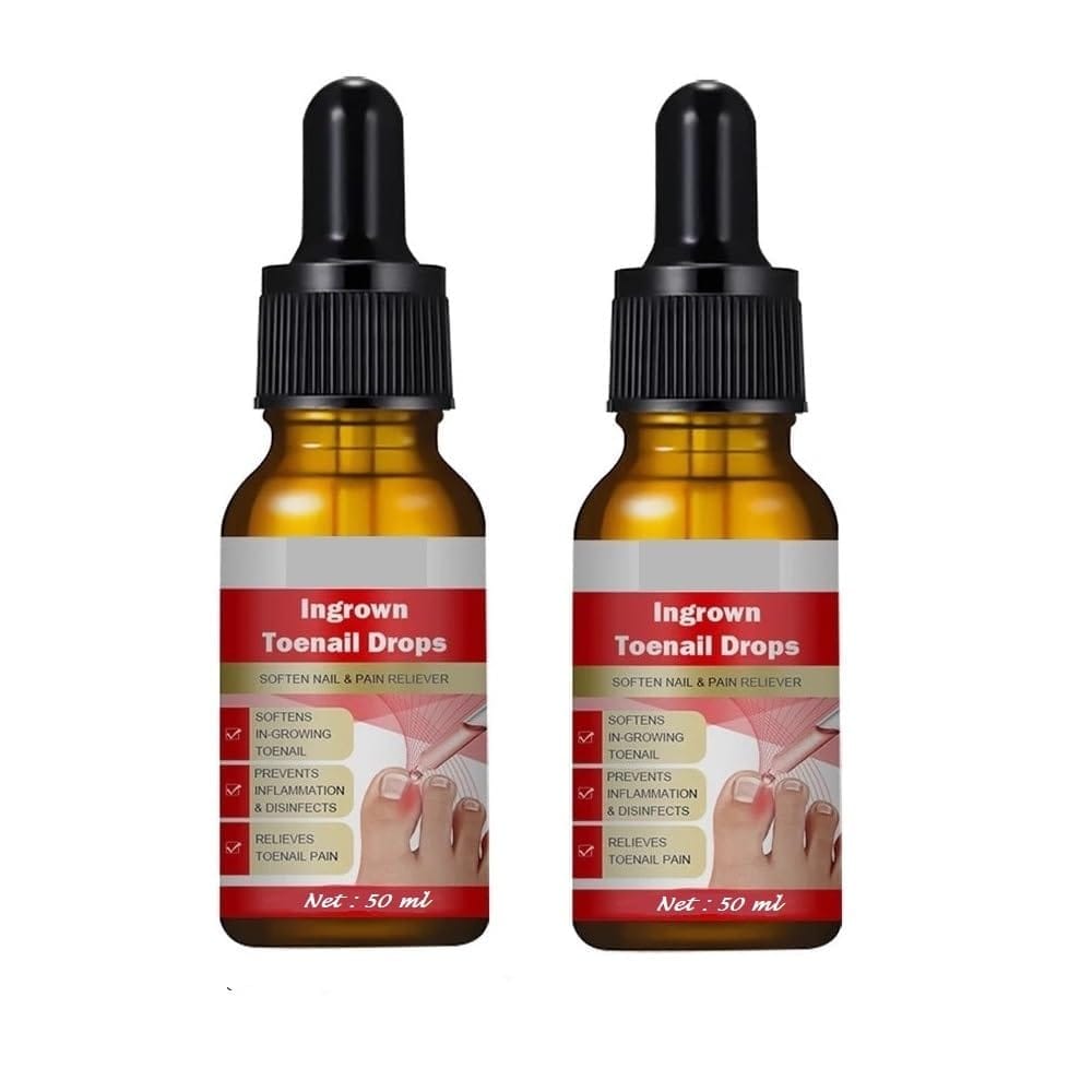 Ingrown Toenail Softening & Care Drops | Nail Softener & Foot Hygiene Solution | Helps Reduce Discomfort, Prevents Inflammation, Disinfects & Supports Nail Health (100Ml)