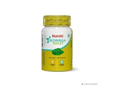NUTRELA 1000 mg Moringa - 60 Tablets | Support in Immunity, Digestion & Energy, Good for Hair and Skin