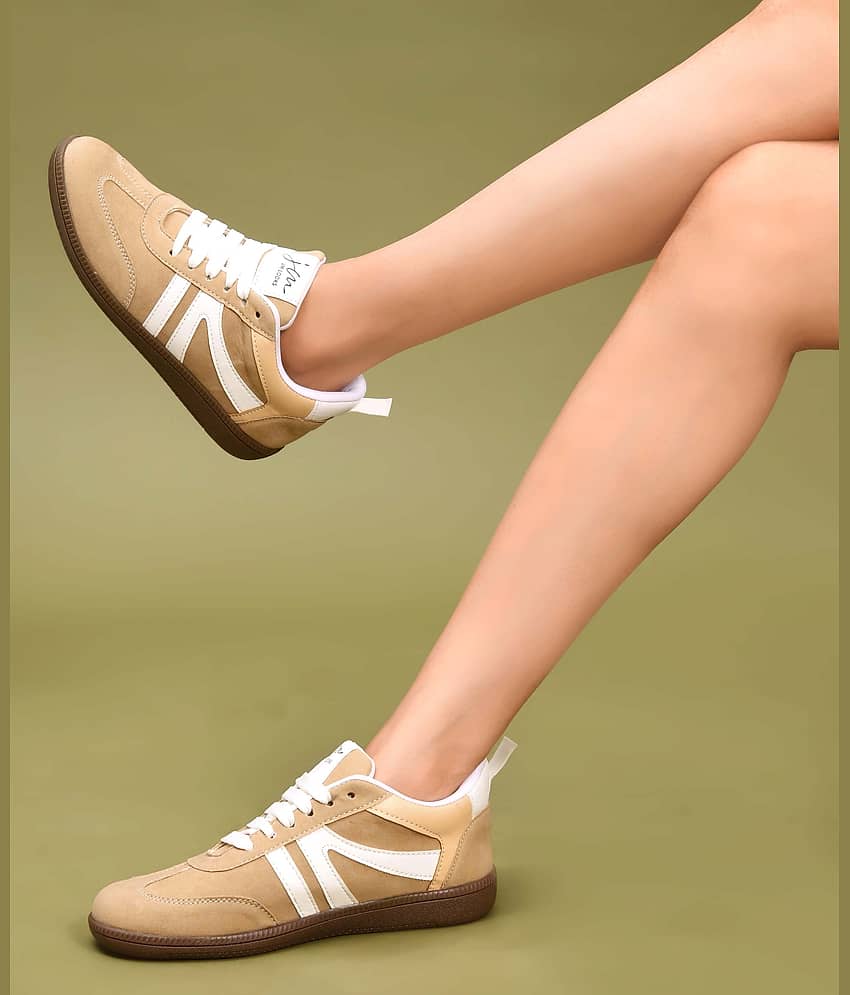 JM Looks Beige Women's Sneakers