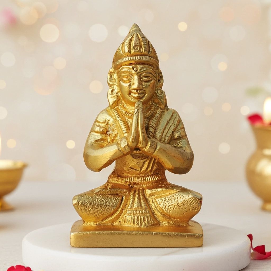 Brass Showpiece Parvati Ji Idol Statue (BSMAS872 D)