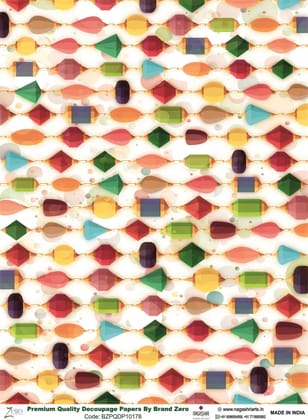 Brand Zero Premium Quality Decoupage Paper Pack of Two - Design Code: BZPQDP10178