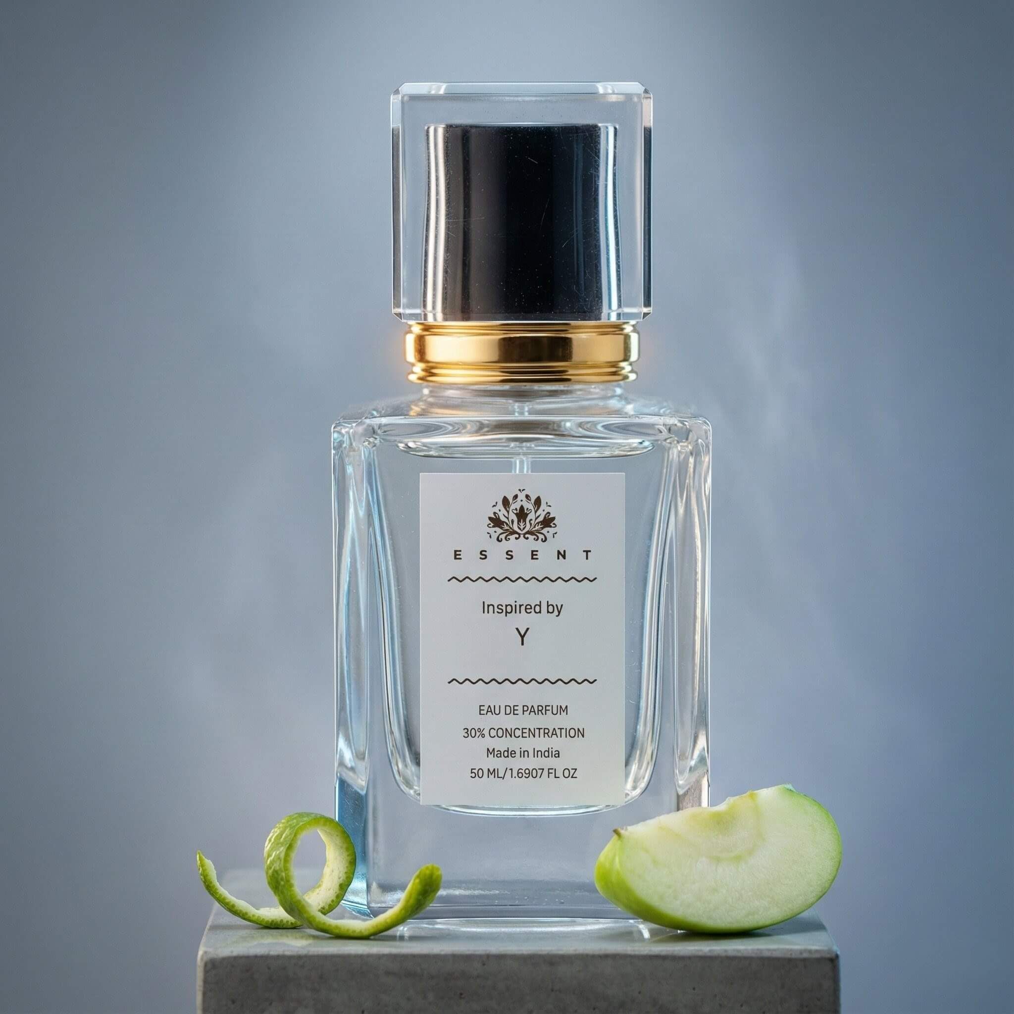 Essent Perfumes Y Eau de Parfum (EDP) – Fresh Aromatic Woody Long Lasting Perfume – Men’s Fragrance
