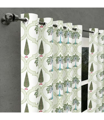 Printroots Heritage Cotton Curtains Hand Block Floral Art for Elegant Interiors ( 5 Feet ) Printroots Heritage Cotton Curtains Hand Block Floral Art for Elegant Interiors ( 5 Feet )