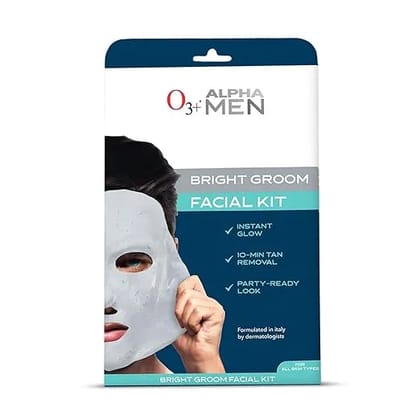 O3+ Alpha Men Bright Groom Facial Kit O3+ Alpha Men Bright Groom Facial Kit