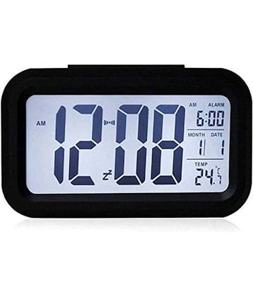 Kalos Digital Plastic Rectangular Table Clock - Pack of 1
