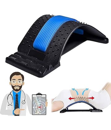 Magic Back Support 3 Levels Adjustment Stretcher Pain Relief Support Lumbar Massage Back Support for Office Chair, Car, Bed Back Support Fitness Device, Pack of 1