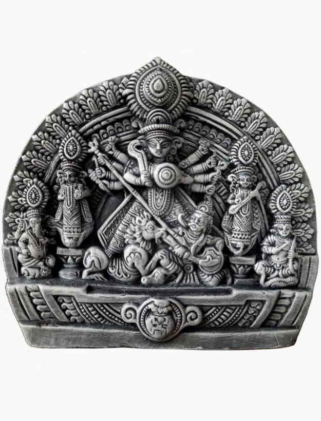 Clay Handicrafts Durga Maa 35 Cm Handicrafts